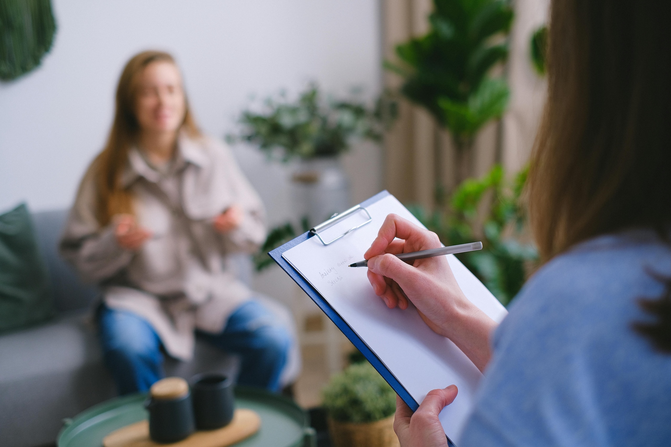 Psychologist conducting ADHD and autism assessment for a child